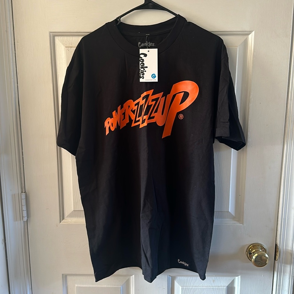 Cookie black T-shirt. Oversized. Large
